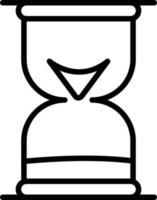 Symbol für Sanduhrlinie vektor
