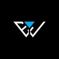 EJ Letter Logo kreatives Design mit Vektorgrafik, abc einfaches und modernes Logo-Design. vektor