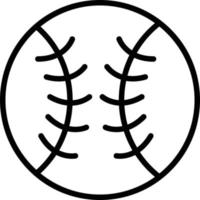 Symbol für die Basisballlinie vektor