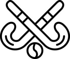 Eishockey-Liniensymbol vektor