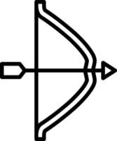 Bowline-Linie-Symbol vektor