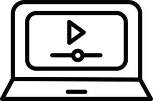 Symbol für die Videoleitung vektor