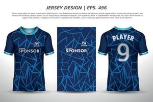 Trikot Design Sublimation T-Shirt Premium geometrisches Muster unglaubliche Vektorkollektion für Fußball Fußballrennen Radfahren Gaming Motocross Sport vektor