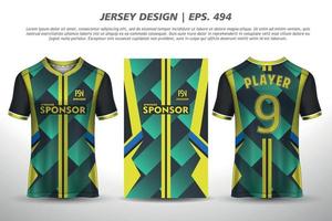 jersey design sublimering t-shirt premium geometriskt mönster otrolig vektorsamling för fotboll fotboll racing cykling spel motocross sport vektor