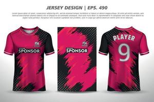 Trikot Design Sublimation T-Shirt Premium geometrisches Muster unglaubliche Vektorkollektion für Fußball Fußballrennen Radfahren Gaming Motocross Sport vektor