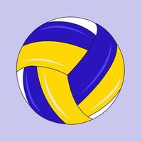 Volleyballvektorillustration für Grafikdesign und dekoratives Element vektor