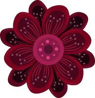 choklad kosmos blomma vektorillustration för grafisk design och dekorativa element vektor