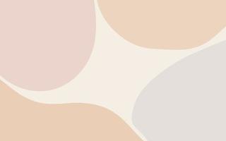 Mode stilvolle Vorlagen abstrakte Formen und Linien in nackten Pastellfarben. neutraler hintergrund im minimalistischen stil. zeitgenössische vektorillustration vektor