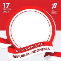 Indonesiens oberoende dag vektor