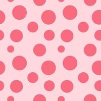 abstrakt rosa prick sömlös bakgrund vektor