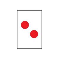 Domino-Symbol-Logo-Design-Vektor vektor