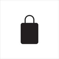 Einkaufstasche-Symbol-Logo-Vektor-Design vektor