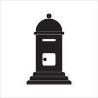 post box ikon logotyp vektor design