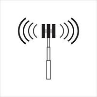 wifi antenn ikon logotyp vektor design