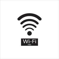 Wifi-Symbol-Logo-Vektor-Design vektor