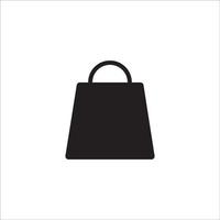 Einkaufstasche-Symbol-Logo-Vektor-Design vektor