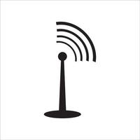 Wifi-Antennensymbol-Logo-Vektordesign vektor