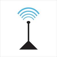 Wifi-Antennensymbol-Logo-Vektordesign vektor