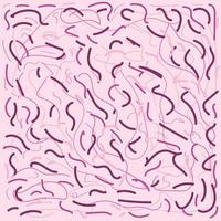 abstrakt ritning på en rosa bakgrund. godtyckliga enkla linjer. vektor. vektor