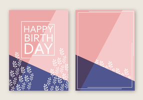 Free Happy Birthday Card Vektor