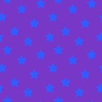 abstrakt blå stjärna seamless mönster på lila bakgrund vektor