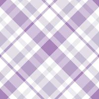 Nahtloses Muster in feinen hellen lila und weißen Farben für Plaid, Stoff, Textil, Kleidung, Tischdecke und andere Dinge. Vektorbild. 2 vektor