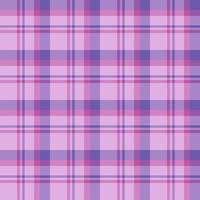 Nahtloses Muster in schönen leuchtend rosa und violetten Farben für Plaid, Stoff, Textil, Kleidung, Tischdecke und andere Dinge. Vektorbild. vektor