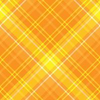 nahtloses muster in interessanten orangen, gelben und weißen farben für karierte, stoffe, textilien, kleidung, tischdecken und andere dinge. Vektorbild. 2 vektor