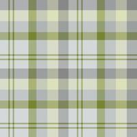 Nahtloses Muster in tollen grünen und grauen Farben für Plaid, Stoff, Textil, Kleidung, Tischdecke und andere Dinge. Vektorbild. vektor