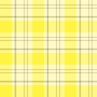 Nahtloses Muster in tollen, gemütlichen gelben und beigen Farben für Plaid, Stoff, Textil, Kleidung, Tischdecke und andere Dinge. Vektorbild. vektor
