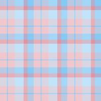 Nahtloses Muster in tollen schönen rosa und blauen Farben für Plaid, Stoff, Textil, Kleidung, Tischdecke und andere Dinge. Vektorbild. vektor