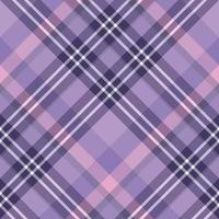 Nahtloses Muster in tollen violetten, rosa und weißen Farben für Plaid, Stoff, Textil, Kleidung, Tischdecke und andere Dinge. Vektorbild. 2 vektor