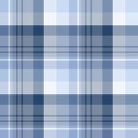 Nahtloses Muster in tollen blauen, grauen und weißen Farben für Plaid, Stoff, Textil, Kleidung, Tischdecke und andere Dinge. Vektorbild. vektor