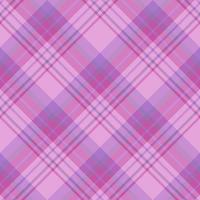 Nahtloses Muster in schönen rosa, violetten und violetten Farben für Plaid, Stoff, Textilien, Kleidung, Tischdecken und andere Dinge. Vektorbild. 2 vektor
