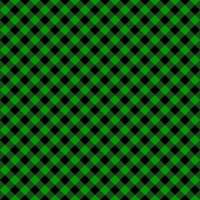 diagonale grüne und schwarze büffelkarierte textur. kariertes nahtloses Muster. geometrischer stoffhintergrund für flanellstoff, picknickdecke, küchenserviette vektor
