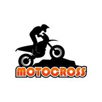 motocross logotyp vektor