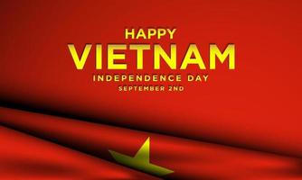 vietnam oberoende dag bakgrund design. vektor