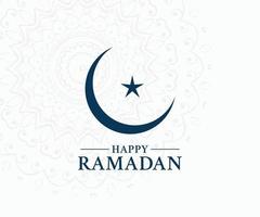 ramadan mubarak logotyp design. Lycklig ramadan design vektor. vektor
