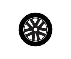 bil hjul ikon. enkel illustration av bil hjul vektor ikon. vektor bil hjul svart vit symbol.