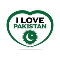 14. august Feier zum Unabhängigkeitstag Pakistans vektor