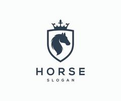 Pferde-Logo. kreative pferdelogovorlage vektor