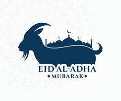 eid al Adha mubarak mall. skön islamic eid al Adha mubarak mall. eid al-adha lyckönskningar mall. vektor