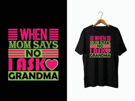 mormor t-shirt design vektor