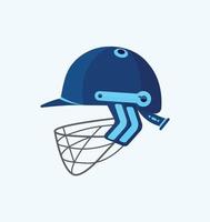 modernes, kreatives Cricket-Helm-Illustrationsdesign, mit Cliparts und hochwertigen Vektordateien zum kostenlosen Download. vektor