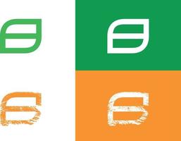 b abstraktes Logo-Design vektor
