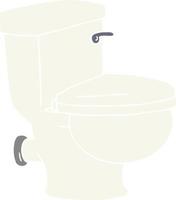 Cartoon-Doodle einer Badezimmertoilette vektor