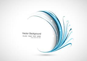 Blaue Kreiswelle vektor