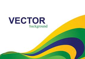 Brasilianische Flaggenwelle vektor