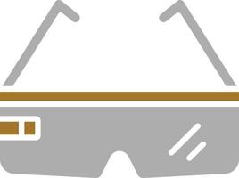 Ar-Brille-Symbol-Stil vektor