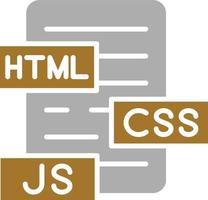 html js CSS-Symbolstil vektor